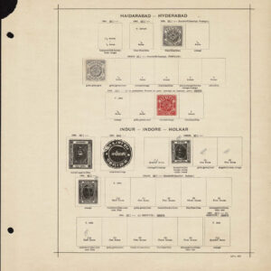 Lot 507 - INDIA & STATES: 1854 to 1910; collection of several hindered  mostly used stamps on old-time Schaubek album pages - Image 15