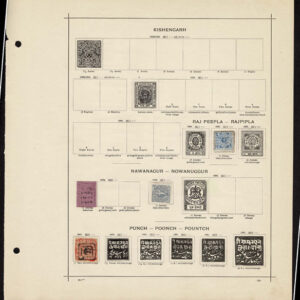Lot 507 - INDIA & STATES: 1854 to 1910; collection of several hindered  mostly used stamps on old-time Schaubek album pages - Image 18
