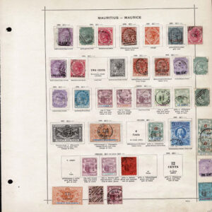 Lot 508 - MAURITIUS: 1848 to 1910: Collection of about 130 mostly used stamps on old-time Schaubek album pages - Image 6