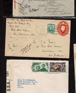 Lot 510 - NEW ZEALAND: 1942 +/- WWII before and after, 89 covers - Image 12