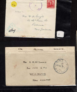 Lot 510 - NEW ZEALAND: 1942 +/- WWII before and after, 89 covers - Image 14