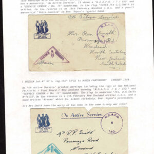 Lot 510 - NEW ZEALAND: 1942 +/- WWII before and after, 89 covers - Image 22