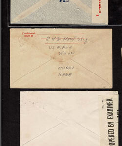 Lot 510 - NEW ZEALAND: 1942 +/- WWII before and after, 89 covers - Image 34