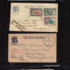 Lot 510 - NEW ZEALAND: 1942 +/- WWII before and after, 89 covers - Image 35