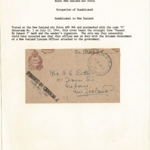 Lot 510 - NEW ZEALAND: 1942 +/- WWII before and after, 89 covers - Image 43
