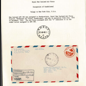 Lot 510 - NEW ZEALAND: 1942 +/- WWII before and after, 89 covers - Image 44