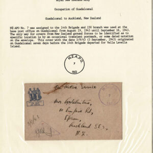 Lot 510 - NEW ZEALAND: 1942 +/- WWII before and after, 89 covers - Image 46