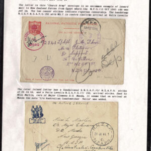 Lot 510 - NEW ZEALAND: 1942 +/- WWII before and after, 89 covers - Image 57