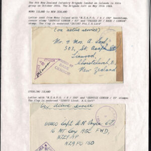 Lot 510 - NEW ZEALAND: 1942 +/- WWII before and after, 89 covers - Image 59