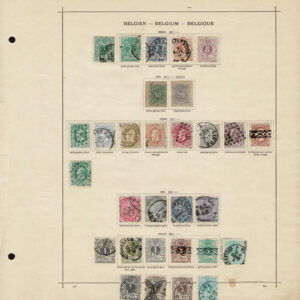 Lot 515 - BENELUX: 1840 to 1910; Collection of many hundred stamps on old-time Schaubek album pages - Image 2