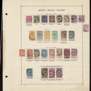 Lot 515 - BENELUX: 1840 to 1910; Collection of many hundred stamps on old-time Schaubek album pages - Image 3
