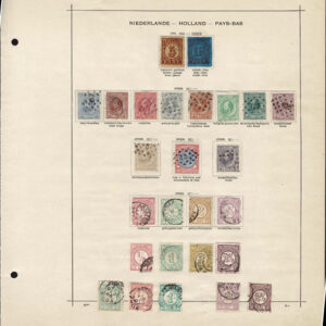 Lot 515 - BENELUX: 1840 to 1910; Collection of many hundred stamps on old-time Schaubek album pages - Image 9