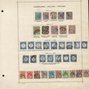 Lot 515 - BENELUX: 1840 to 1910; Collection of many hundred stamps on old-time Schaubek album pages - Image 11