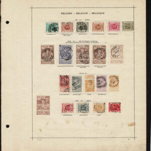 Lot 515 - BENELUX: 1840 to 1910; Collection of many hundred stamps on old-time Schaubek album pages - Image 12