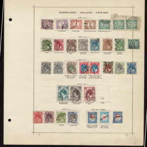 Lot 515 - BENELUX: 1840 to 1910; Collection of many hundred stamps on old-time Schaubek album pages - Image 13