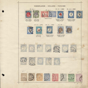 Lot 515 - BENELUX: 1840 to 1910; Collection of many hundred stamps on old-time Schaubek album pages - Image 15