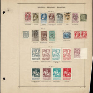 Lot 515 - BENELUX: 1840 to 1910; Collection of many hundred stamps on old-time Schaubek album pages - Image 23
