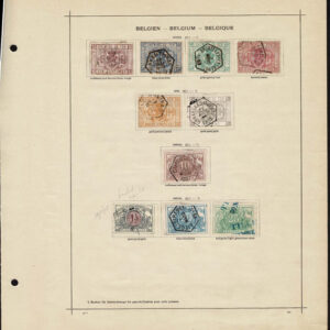 Lot 515 - BENELUX: 1840 to 1910; Collection of many hundred stamps on old-time Schaubek album pages - Image 34