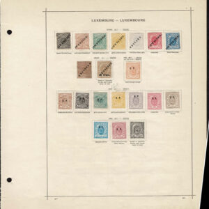 Lot 515 - BENELUX: 1840 to 1910; Collection of many hundred stamps on old-time Schaubek album pages - Image 36