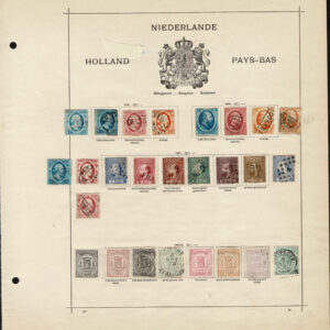 Lot 515 - BENELUX: 1840 to 1910; Collection of many hundred stamps on old-time Schaubek album pages - Image 41