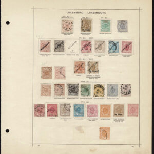 Lot 515 - BENELUX: 1840 to 1910; Collection of many hundred stamps on old-time Schaubek album pages - Image 42
