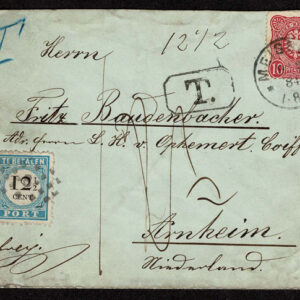 Lot 516 - EUROPEAN CLASSIC  Postal History Covers 1840's to 1910, approximately  62 covers - Image 57