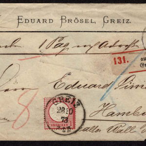 Lot 516 - EUROPEAN CLASSIC  Postal History Covers 1840's to 1910, approximately  62 covers - Image 60