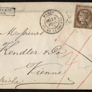 Lot 516 - EUROPEAN CLASSIC  Postal History Covers 1840's to 1910, approximately  62 covers - Image 61