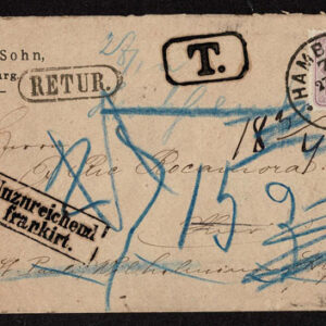 Lot 516 - EUROPEAN CLASSIC  Postal History Covers 1840's to 1910, approximately  62 covers - Image 73