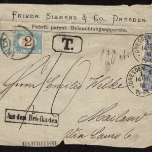 Lot 516 - EUROPEAN CLASSIC  Postal History Covers 1840's to 1910, approximately  62 covers - Image 75