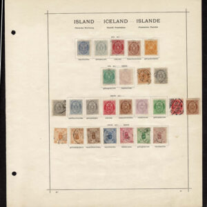 Lot 519 - SCANDINAVIA: 1854 to 1910; several hundred, mostly used on old-time Schaubek album pages - Image 3