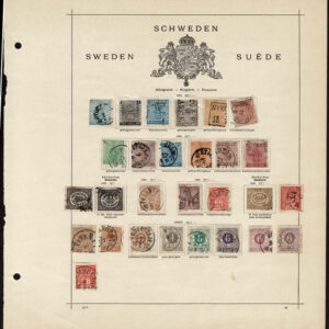 Lot 519 - SCANDINAVIA: 1854 to 1910; several hundred, mostly used on old-time Schaubek album pages - Image 10