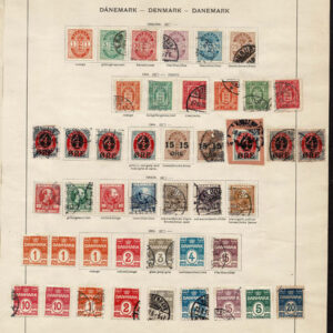Lot 519 - SCANDINAVIA: 1854 to 1910; several hundred, mostly used on old-time Schaubek album pages - Image 12