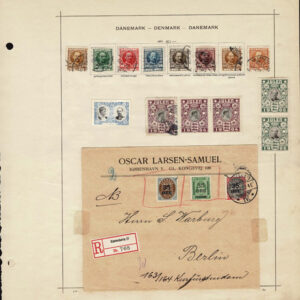 Lot 519 - SCANDINAVIA: 1854 to 1910; several hundred, mostly used on old-time Schaubek album pages - Image 17