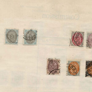 Lot 519 - SCANDINAVIA: 1854 to 1910; several hundred, mostly used on old-time Schaubek album pages - Image 18