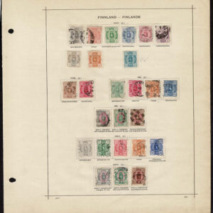 Lot 519 - SCANDINAVIA: 1854 to 1910; several hundred, mostly used on old-time Schaubek album pages - Image 23