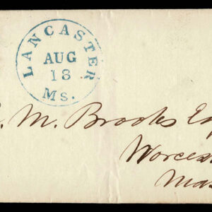 Lot 052 - UNITED STATES: Massachusets;  1852 orange brown - Image 1