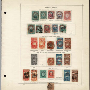 Lot 521 - SOUTH AMERICA: 1843 to 1910, thousands of mostly used stamps on old time Schaubek album pages - Image 43