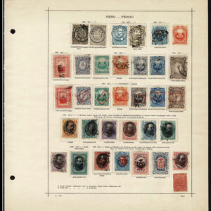 Lot 521 - SOUTH AMERICA: 1843 to 1910, thousands of mostly used stamps on old time Schaubek album pages - Image 47