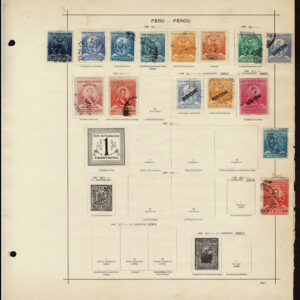 Lot 521 - SOUTH AMERICA: 1843 to 1910, thousands of mostly used stamps on old time Schaubek album pages - Image 49