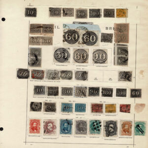 Lot 521 - SOUTH AMERICA: 1843 to 1910, thousands of mostly used stamps on old time Schaubek album pages - Image 79
