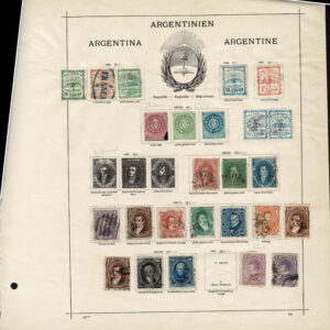 Lot 521 - SOUTH AMERICA: 1843 to 1910, thousands of mostly used stamps on old time Schaubek album pages - Image 94