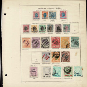 Lot 521 - SOUTH AMERICA: 1843 to 1910, thousands of mostly used stamps on old time Schaubek album pages - Image 96