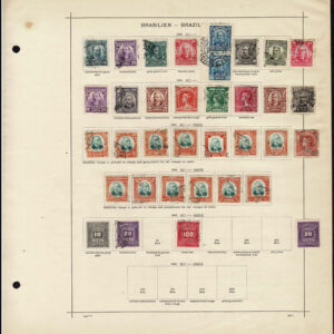 Lot 521 - SOUTH AMERICA: 1843 to 1910, thousands of mostly used stamps on old time Schaubek album pages - Image 99