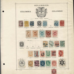 Lot 521 - SOUTH AMERICA: 1843 to 1910, thousands of mostly used stamps on old time Schaubek album pages - Image 108
