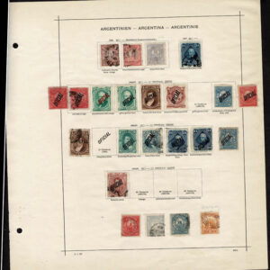 Lot 521 - SOUTH AMERICA: 1843 to 1910, thousands of mostly used stamps on old time Schaubek album pages - Image 116