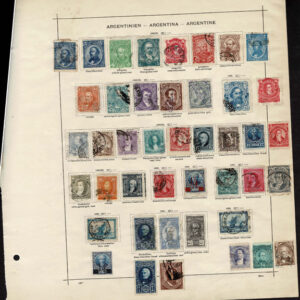 Lot 521 - SOUTH AMERICA: 1843 to 1910, thousands of mostly used stamps on old time Schaubek album pages - Image 127