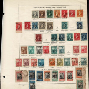 Lot 521 - SOUTH AMERICA: 1843 to 1910, thousands of mostly used stamps on old time Schaubek album pages - Image 138