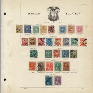 Lot 521 - SOUTH AMERICA: 1843 to 1910, thousands of mostly used stamps on old time Schaubek album pages - Image 148