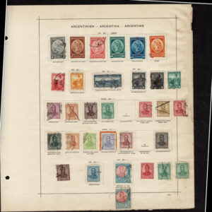 Lot 521 - SOUTH AMERICA: 1843 to 1910, thousands of mostly used stamps on old time Schaubek album pages - Image 149